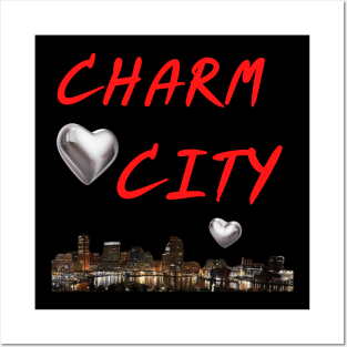 CHARM CITY BALTIMORE DESIGN Posters and Art